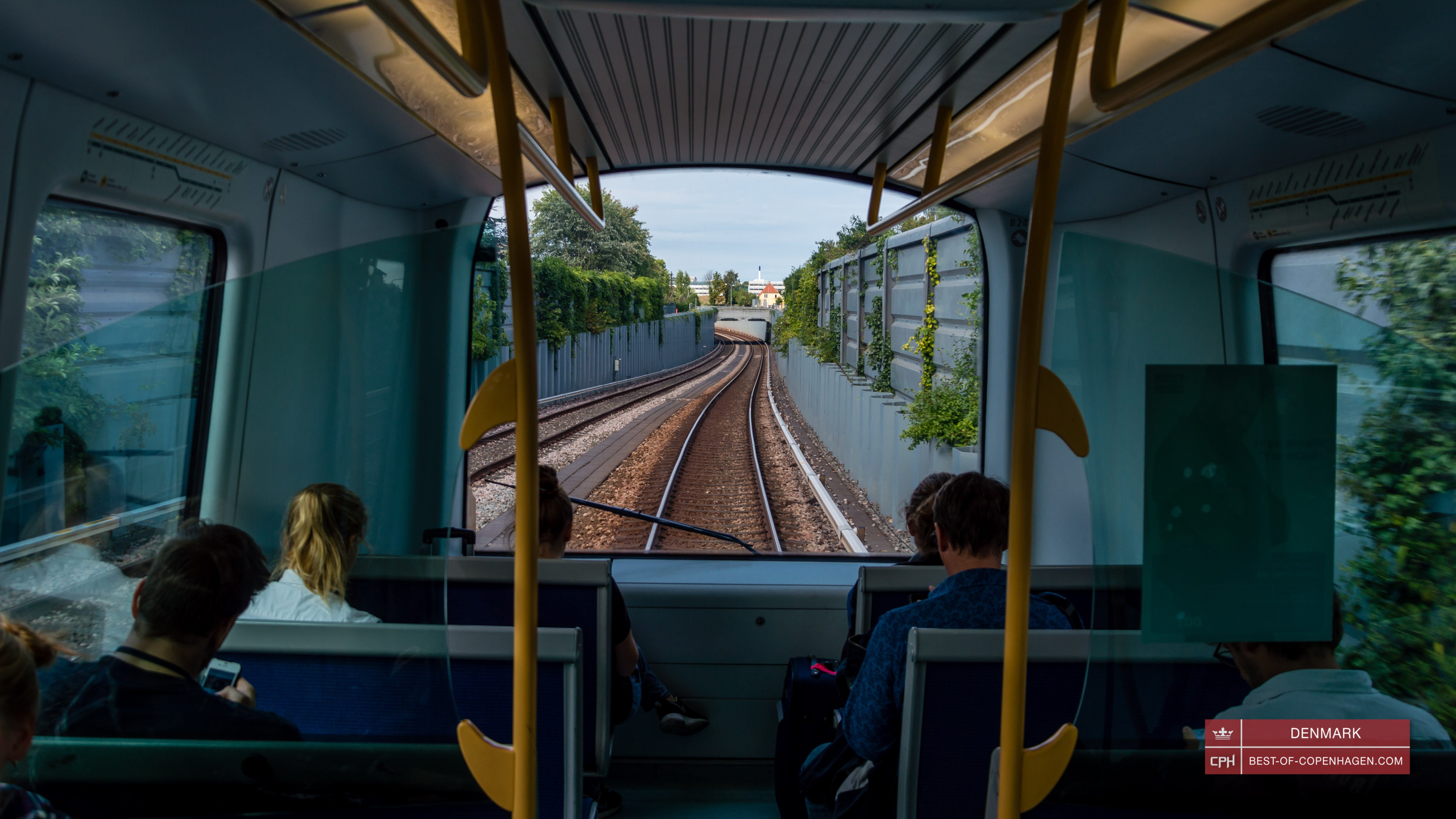 Linia lekkiego automatycznego metra - bez maszynisty, Kopenhaga, Dania