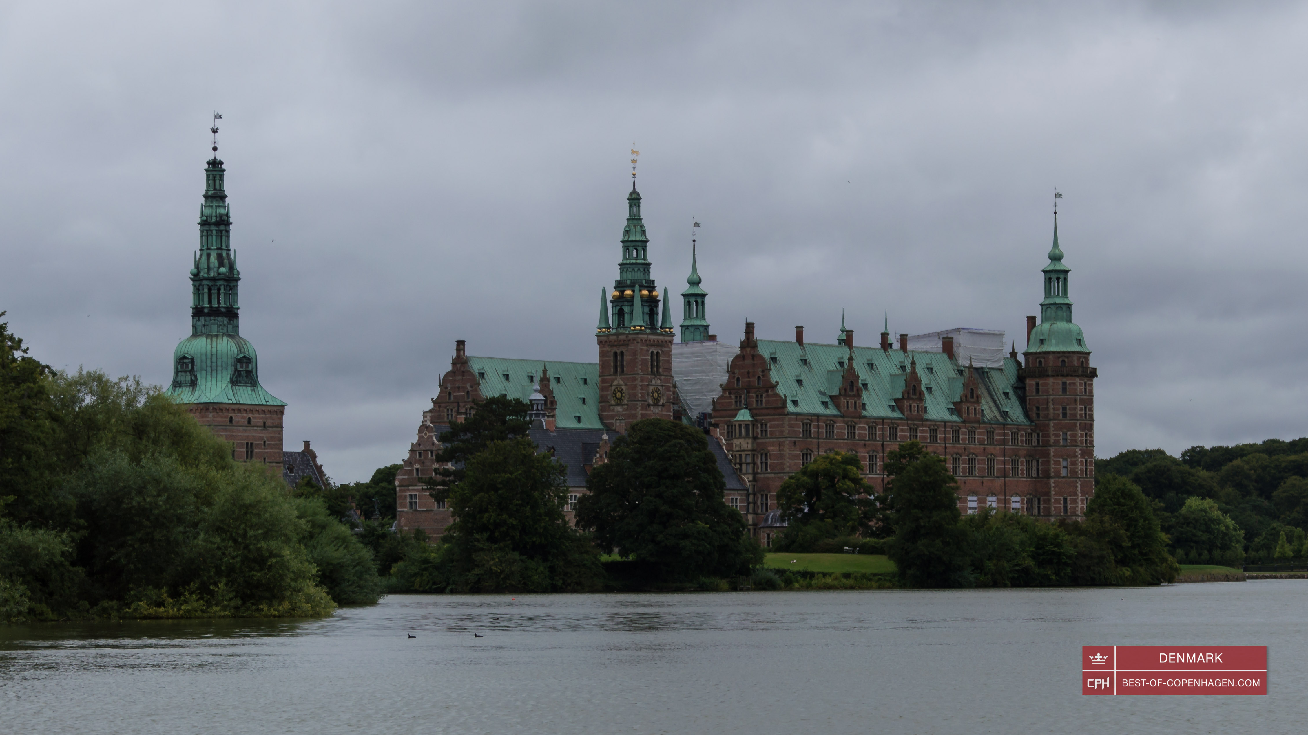 Frederiksborg Castle in Hillerød, Near Copenhagen, Denmark