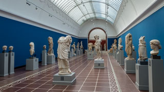 Ny Carlsberg Glyptotek, la salle des statues romaines, Copenhague, Danemark