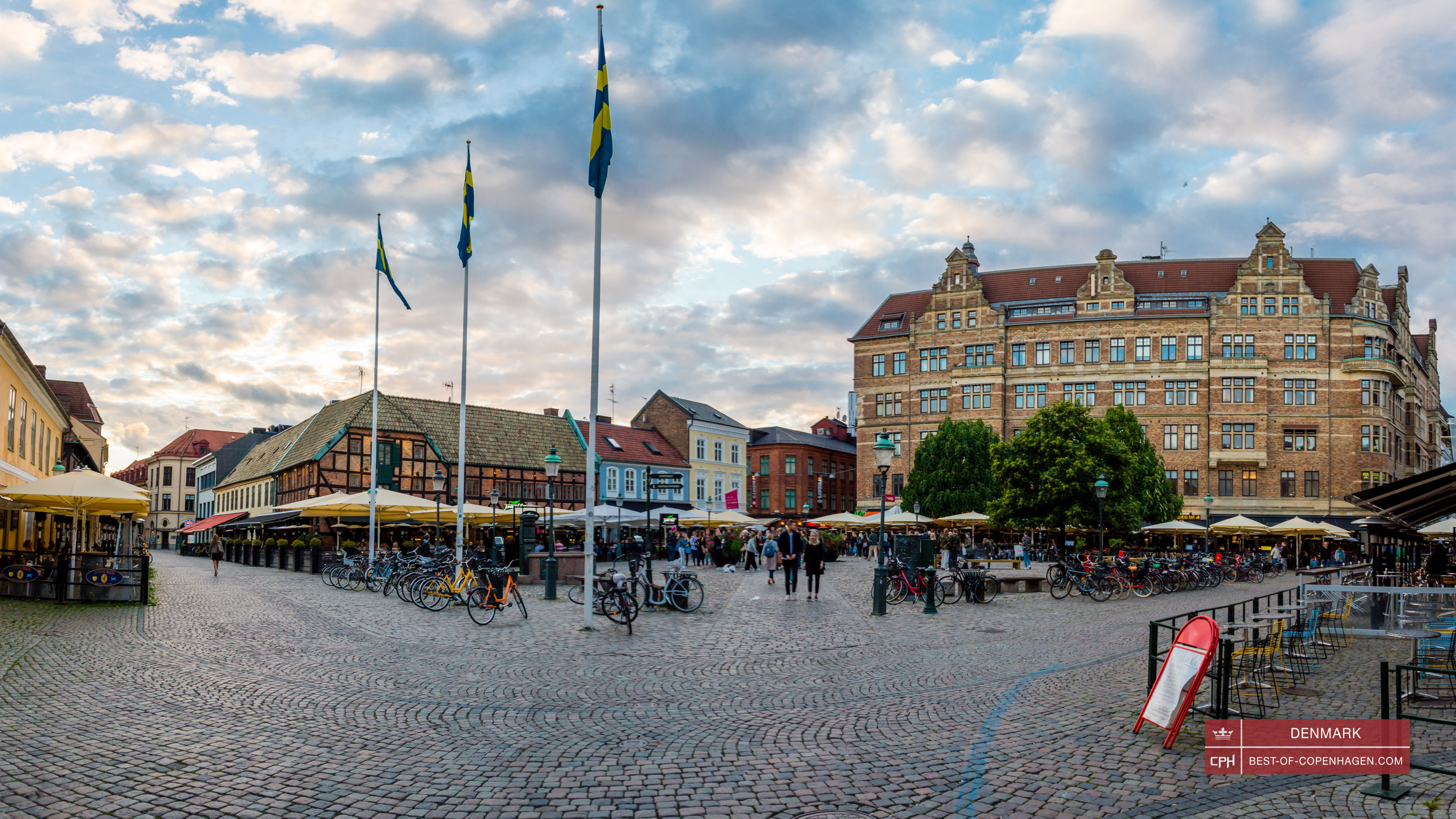 Lilla Torg (small square) in Malmö, Sweden