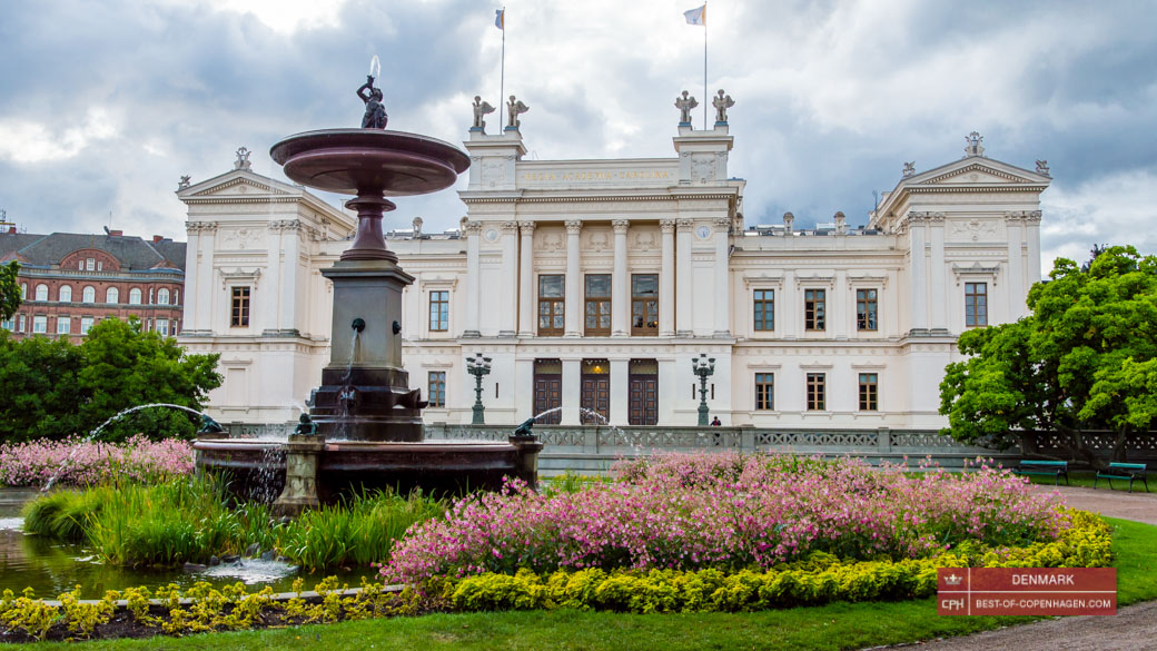 Suecia. Universidad de Lund y el parque Lundagård